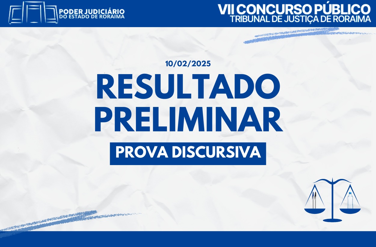 card de divulgação escrito "Resultado preliminar prova discursiva" card de divulgação escrito "Resultado preliminar prova discursiva"