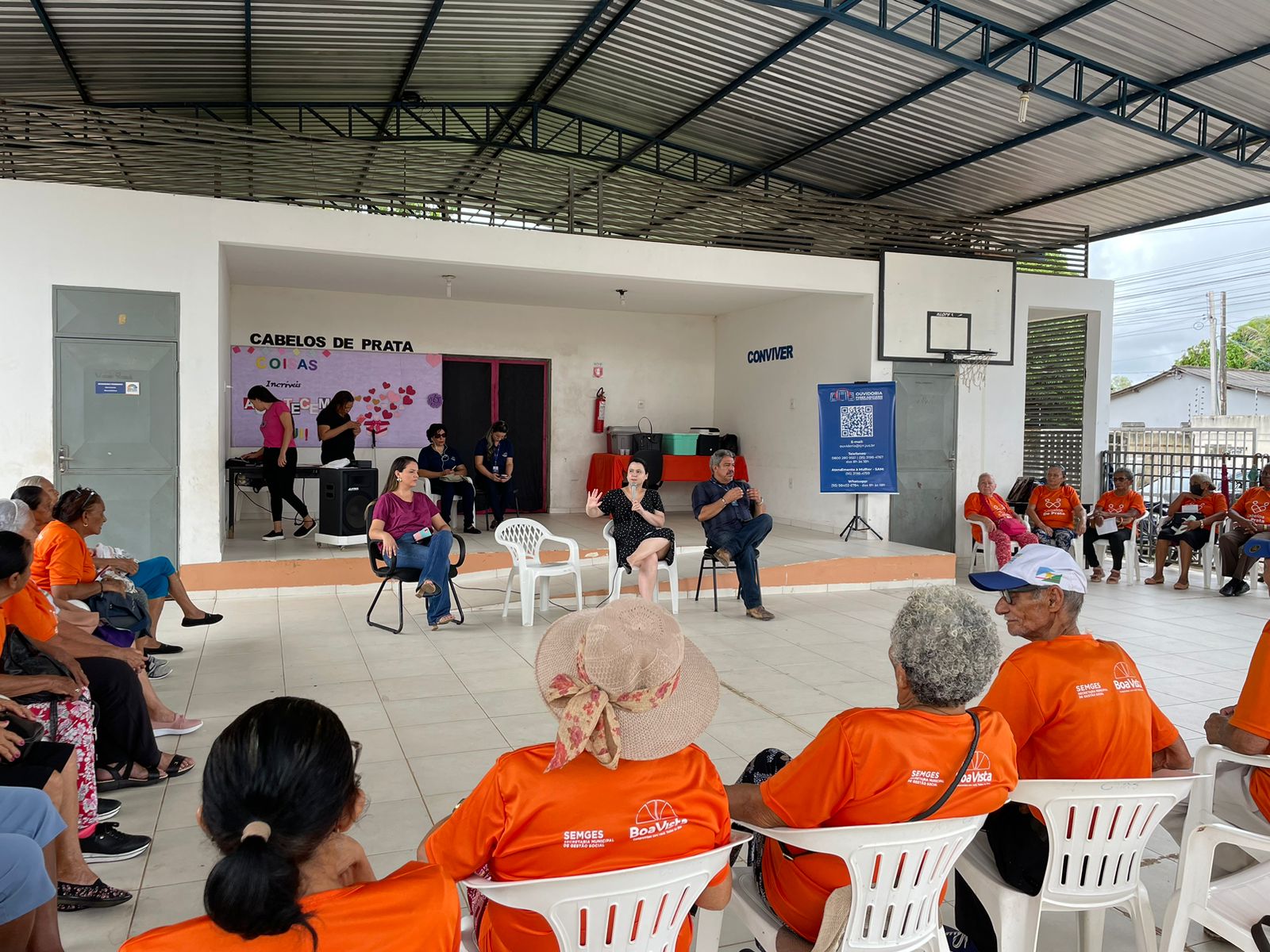 Ouvidoria do TJRR realiza roda de conversa com idosos abordando direitos, acessibilidade e inclusão