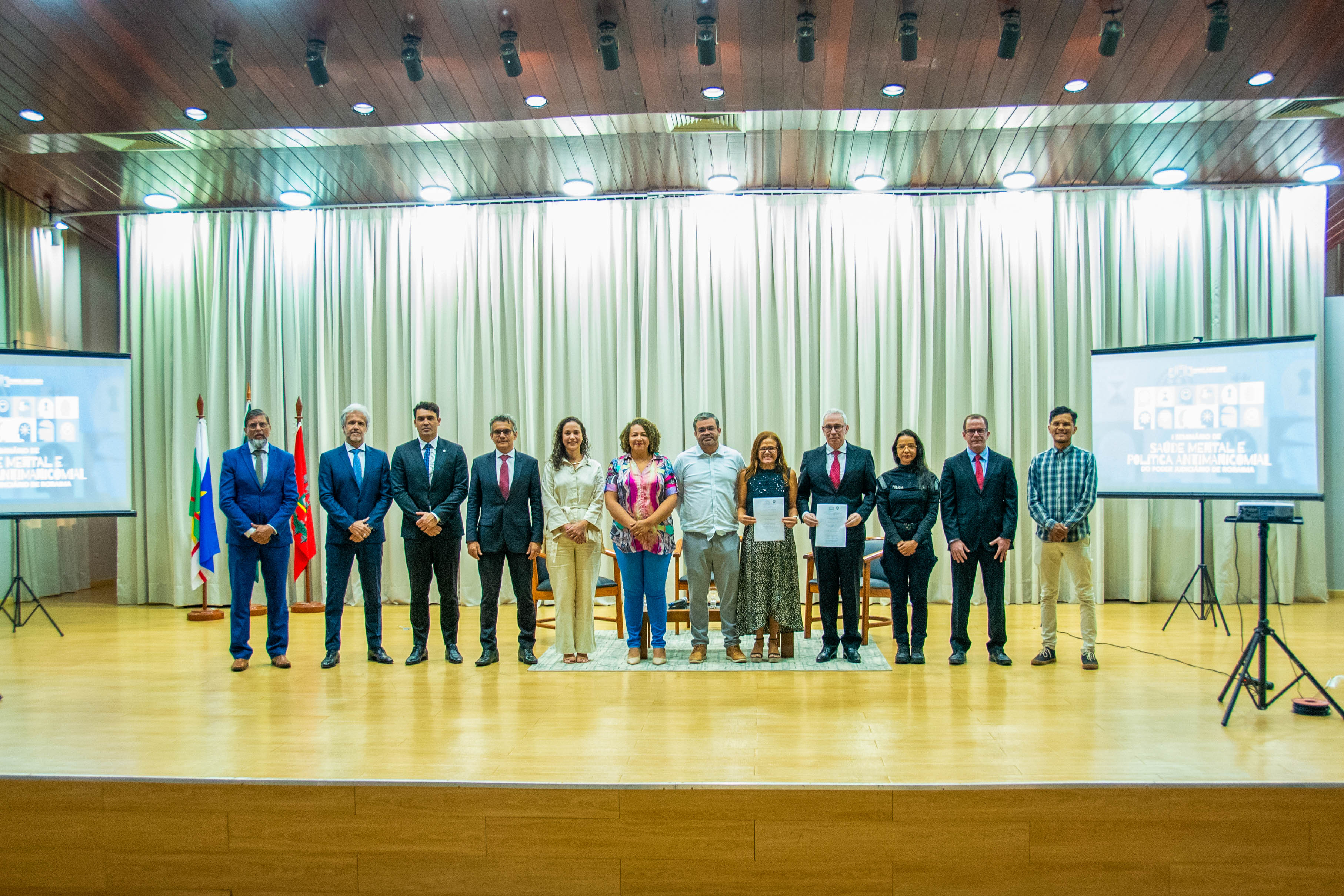 POLÍTICA ANTIMANICOMIAL - TJRR debate saúde mental e firma Acordo cooperação técnica para políticas públicas humanizadas