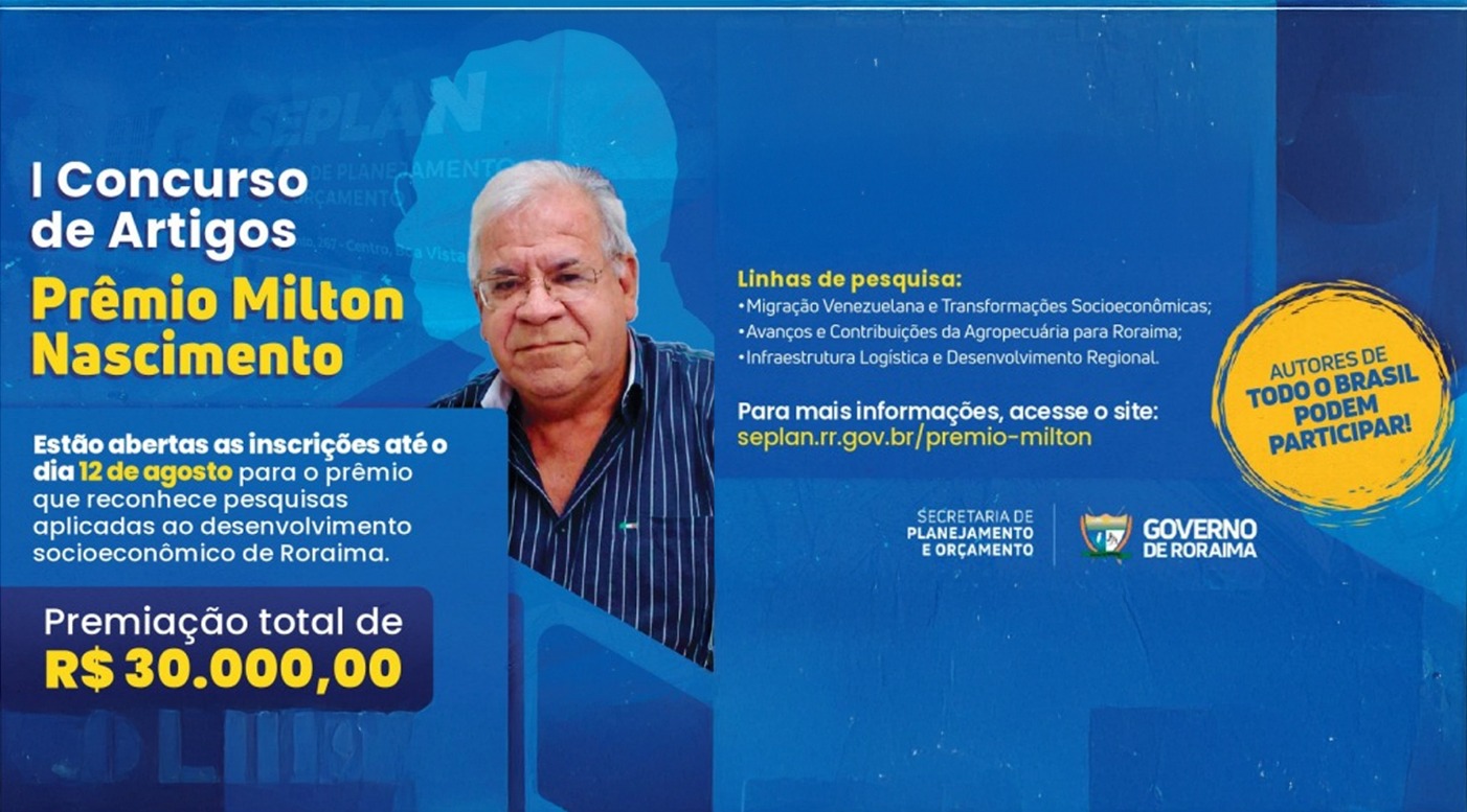 Divulgação do Prêmio Milton Nascimento – Edição 2025