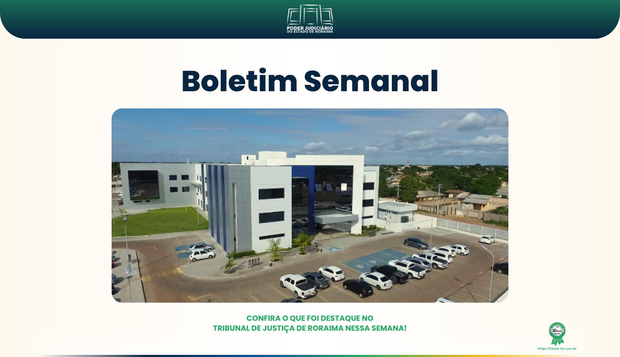 Confira o nosso Boletim Semanal - 01/09 - 05/09