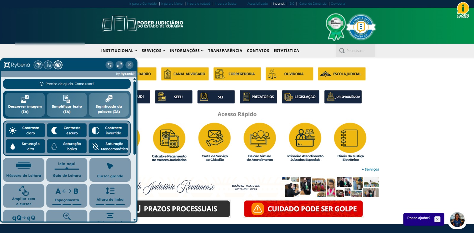 TJRR amplia inclusão digital com a implementação da Plataforma Rybená