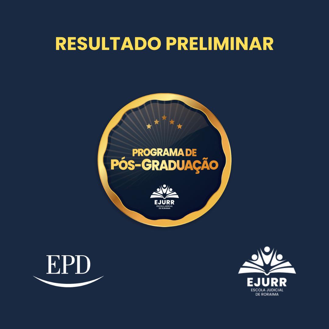 imagem de capa escrito resultado preliminar do programa pós-graduação