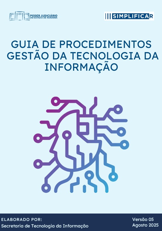 Capa do Guia de Procedimentos de TIC